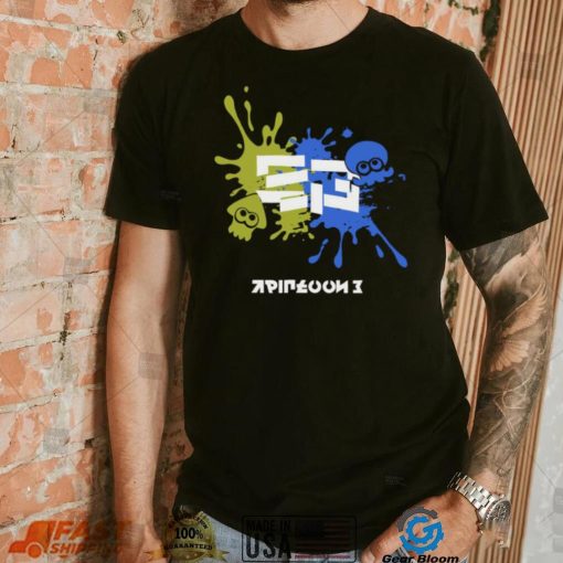 Nintendo store splatoon 3 collection backbone athletic fit t shirt