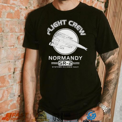 Normandy Sr2 Flight Crew System Alliance Navy Mass Effect Shirt