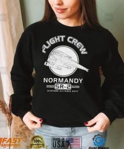 Normandy Sr2 Flight Crew System Alliance Navy Mass Effect Shirt