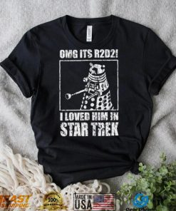 OMG it’s R2D2 I loved him in Star Trek art shirt