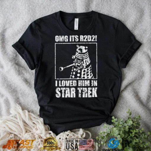 OMG it’s R2D2 I loved him in Star Trek art shirt