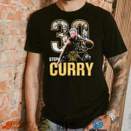 Official 30 Steph Curry Golden State Warriors Signatures Shirt