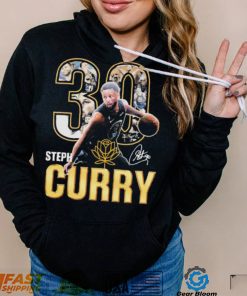 Official 30 Steph Curry Golden State Warriors Signatures Shirt