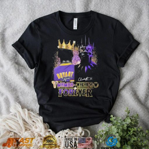 Official Mamba Wakanda Lakers Forever Signatures Shirt