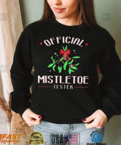 Official Mistletoe Tester Christmas Shirt