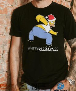 Official Santa Simpsons Merry Kissmyass Christmas Shirt