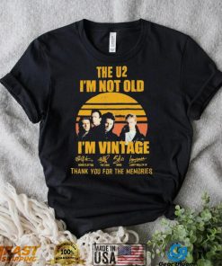 Official The U2 I’m Not Old I’m Vintage Thank You For The Memories Signatures Shirt