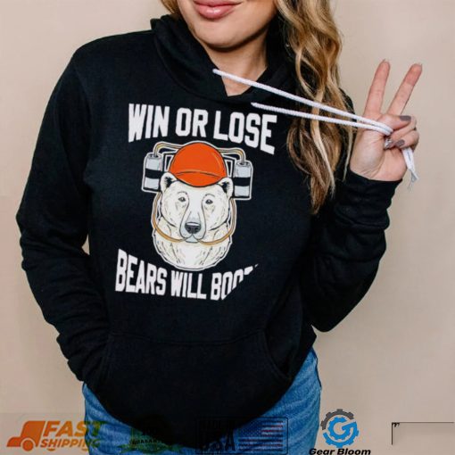 Ohio Northern Football win or lose Bears will Booze shirt