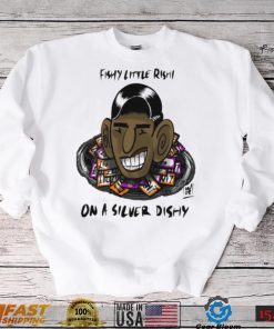 On A Silver Dishy Rishi Sunak Unisex Sweatshirt