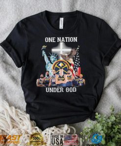 One Nation Under God Denver Nuggets Signatures Shirt