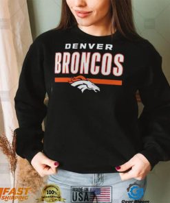 Orange Logo Denver Broncos T Shirt