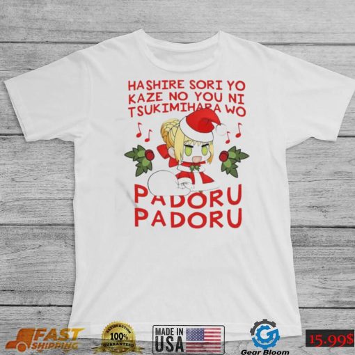 Padoru Padoru Text Merry Christmas Everyone Shirt