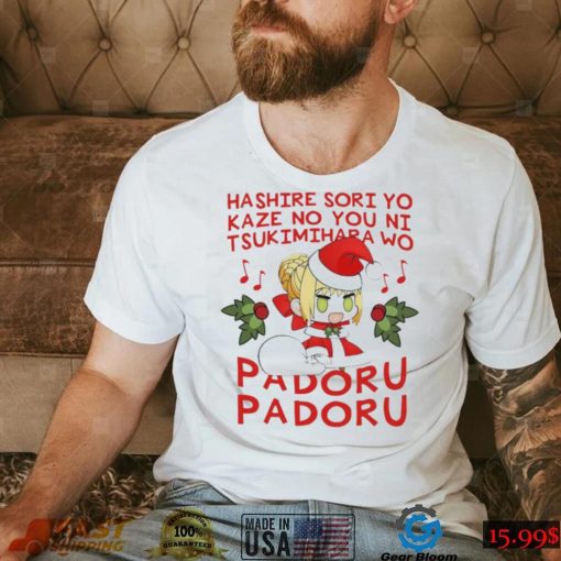 Padoru Padoru Text Merry Christmas Everyone Shirt