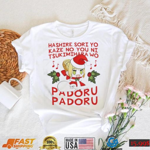 Padoru Padoru Text Merry Christmas Everyone Shirt