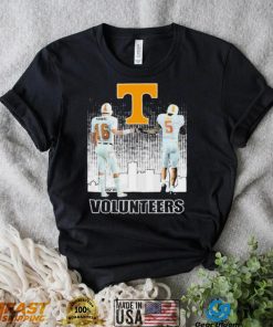 Payton Manning And Hendon Hooker Tennessee Volunteers College Football Signatures Shirt