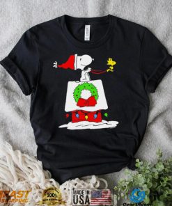 Peanuts Snoopy and Woodstock House Sleigh Christmas shirt