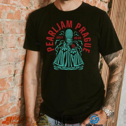 Pearl Jam 2022 Prague Event T logo Shirt