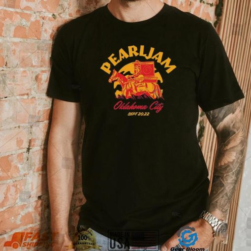 Pearl Jam Oklahoma City, Sept 20 2022, Paycom Center Oklahoma Event Shirt