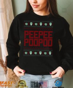 Peepeepoopoo tacky Ugly Christmas sweater t shirt