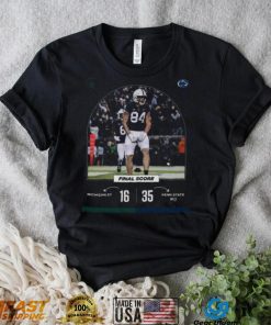 Penn State 35 16 Michigan State Football 2022 game day final score shirt