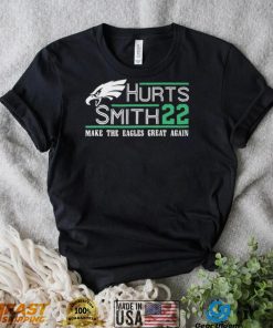 Philadelphia Eagles Jalen Hurts And DeVonta Smith 2022 Make The Eagles Great Again Shirt