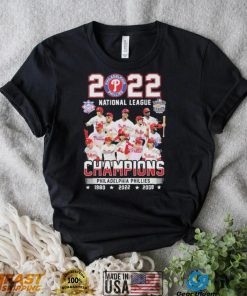 Philadelphia Phillies 2022 National League Champions 1980 2008 2022 Signatures Shirt