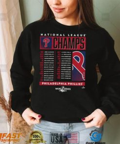 Phillies 2022 national league champions shirt