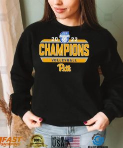 Pitt Panthers 2022 ACC Volleyball Regular Season Champions Locker Room logo shirt