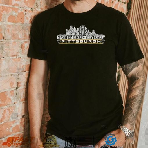 Pittsburgh Hockey Team All Time Legends, Pittsburgh City Skyline Shirt