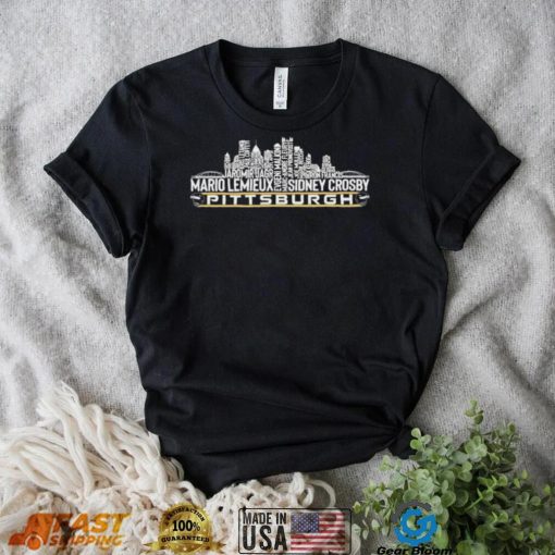 Pittsburgh Hockey Team All Time Legends, Pittsburgh City Skyline Shirt