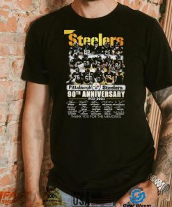 Pittsburgh Steelers 90th Anniversary 1933 – 2023 Thank You For The Memories T Shirt