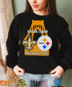 Pittsburgh Steelers vs New Orleans Saints Bridge Acrisure Stadium Game Day 2022 shirt