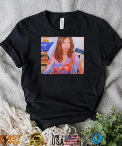 Pokimane open shirt meme shirt