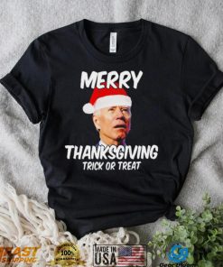 President Joe Biden Merry Thanksgiving trick or treat shirt