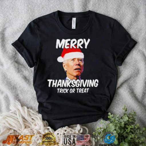 President Joe Biden Merry Thanksgiving trick or treat shirt