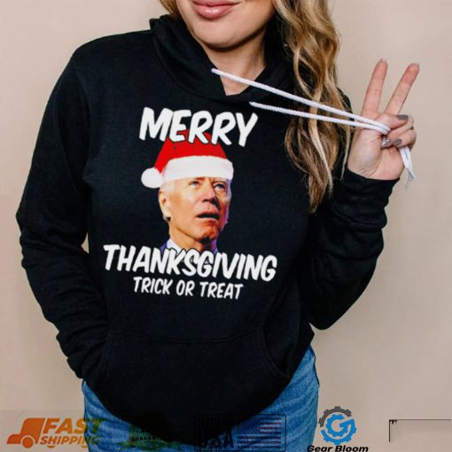 President Joe Biden Merry Thanksgiving trick or treat shirt