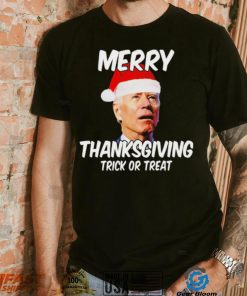 President Joe Biden Merry Thanksgiving trick or treat shirt