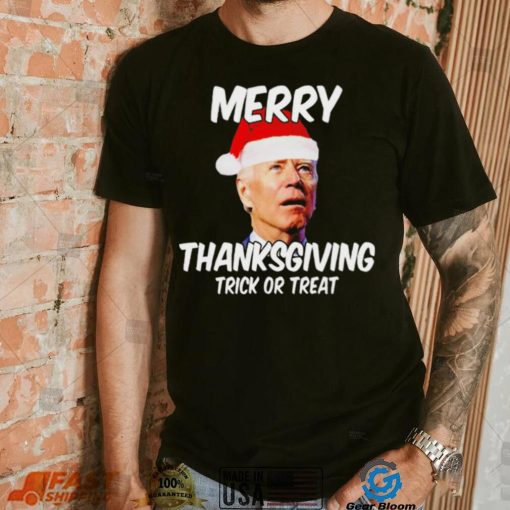 President Joe Biden Merry Thanksgiving trick or treat shirt