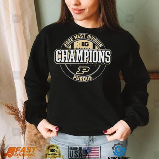 Purdue Football West Division Football 2022 Champions Shirt