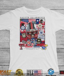 Texas Tech vs. Ku 2022 Salute to service T Shirt