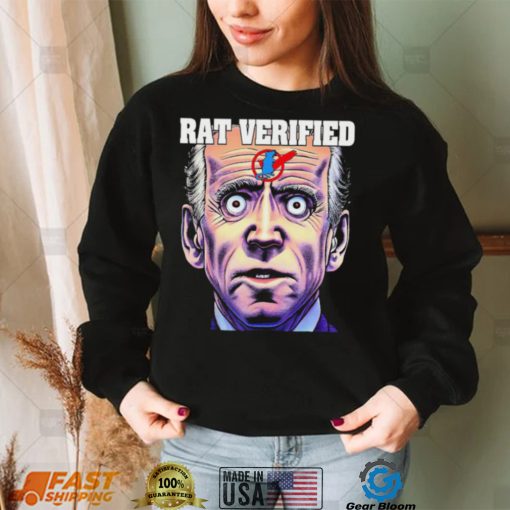 Rat Verified Anti Joe Biden Shirt