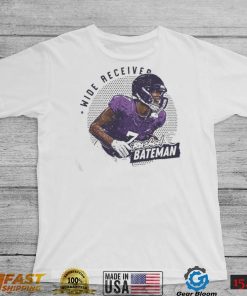 Rashod Bateman Baltimore Ravens Dots Wide Receiver shirt