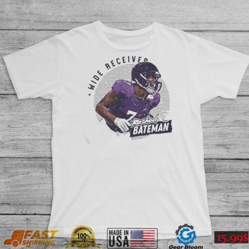 Rashod Bateman Baltimore Ravens Dots Wide Receiver shirt