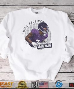 Rashod Bateman Baltimore Ravens Dots Wide Receiver shirt