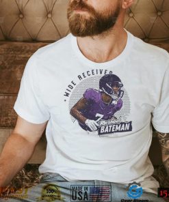 Rashod Bateman Baltimore Ravens Dots Wide Receiver shirt