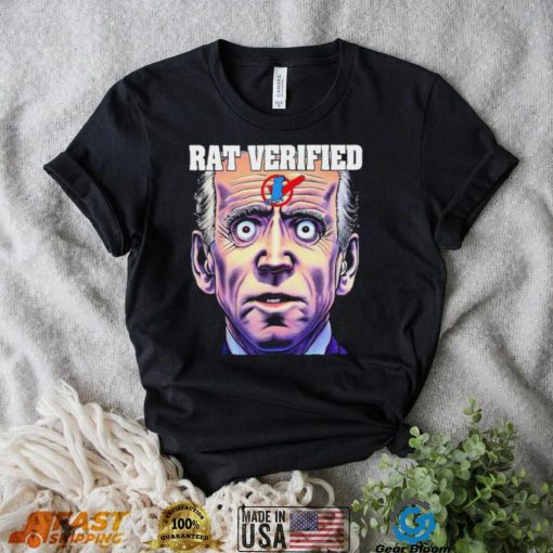 Rat Verified Anti Joe Biden Shirt