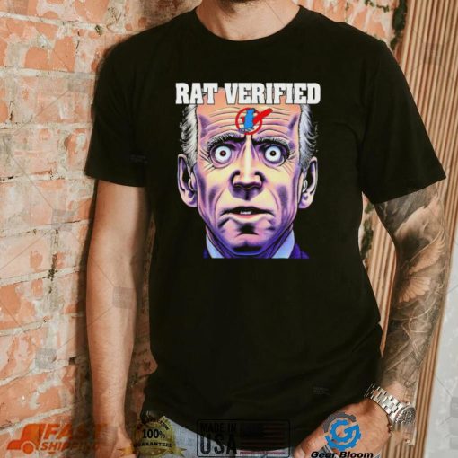 Rat Verified Anti Joe Biden Shirt