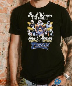 Real Women Love Football Smart Women Love The Auburn Tigers College Shirt