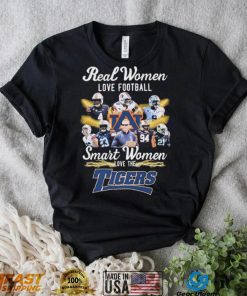 Real Women Love Football Smart Women Love The Auburn Tigers College Shirt