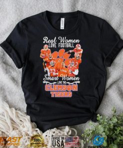 Real Women Love Football Smart Women Love The Clemson Football Signatures Shirt